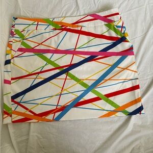 Loudmouth Colorful Striped Women's Skort size 14